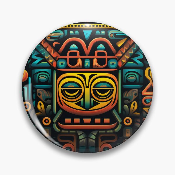 Artikelvorschau, Indisches Maya-Azteken-Boho-Stammes-Ethnisches Muster entworfen und verkauft von Vector Scout Lab.