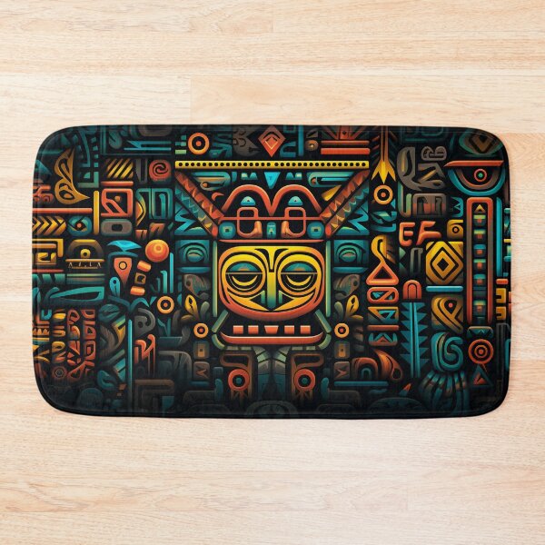 Artikelvorschau, Indisches Maya-Azteken-Boho-Stammes-Ethnisches Muster entworfen und verkauft von Vector Scout Lab.