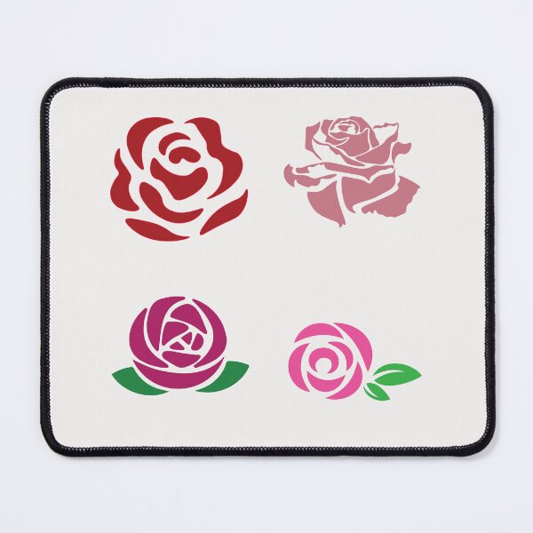 Item preview, cute roses in vector style designed and sold by huape.