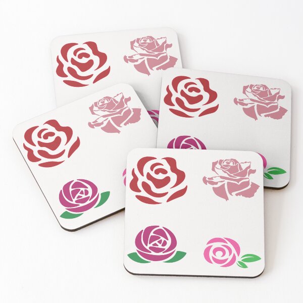 Item preview, cute roses in vector style designed and sold by huape.