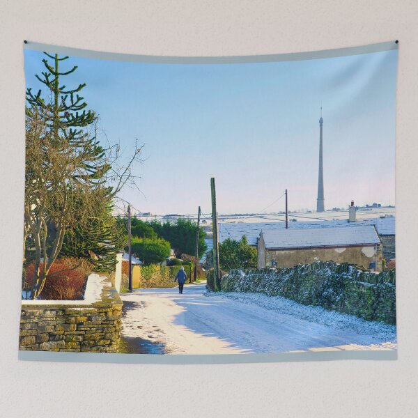 Item preview, Emley Moor Mast Landscape  designed and sold by Alisonchambers2.