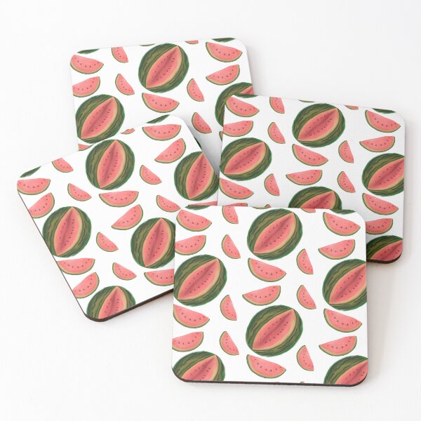 Item preview, Watermelon and slices designed and sold by SillyArtwork.