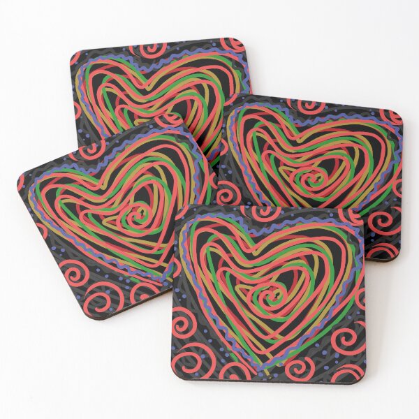 Item preview, Heart, Modern Abstract Art designed and sold by neurostructure.