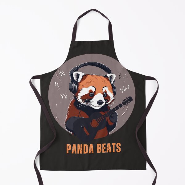 Item preview, Kawaii red pandas with headphones and guitar designed and sold by Cosmicworld07.