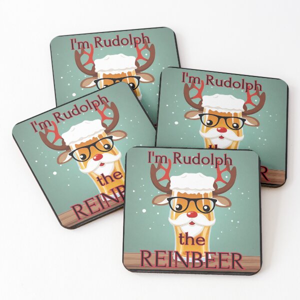 Item preview, Rudolph the Reinbeer. Funny Christmas apparel for festive fun. designed and sold by DondaWood.