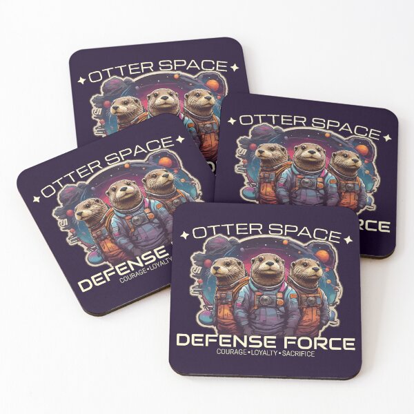 Item preview, Otter Space Defense Force Funny Otter Astronaut  designed and sold by thecatcouch.