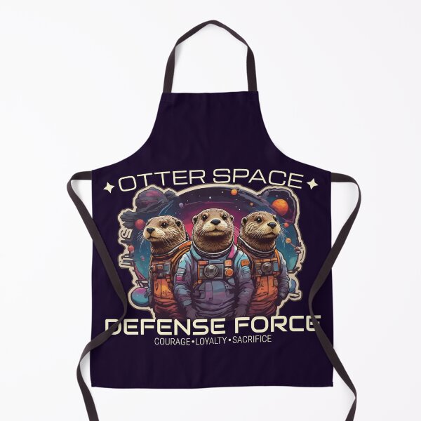 Item preview, Otter Space Defense Force Funny Otter Astronaut designed and sold by thecatcouch.
