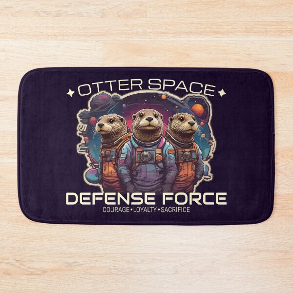 Item preview, Otter Space Defense Force Funny Otter Astronaut  designed and sold by thecatcouch.