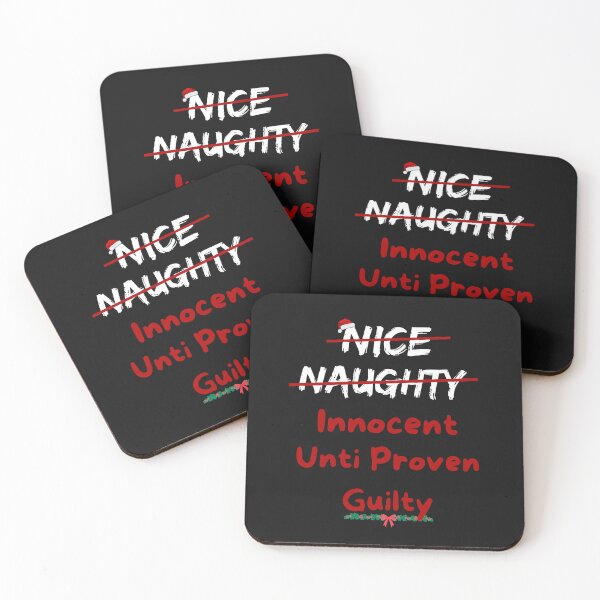 Item preview, Nice Naughty Innocent Until Proven Guilty Christmas List designed and sold by Clouth Clothing  ⭐⭐⭐⭐⭐.