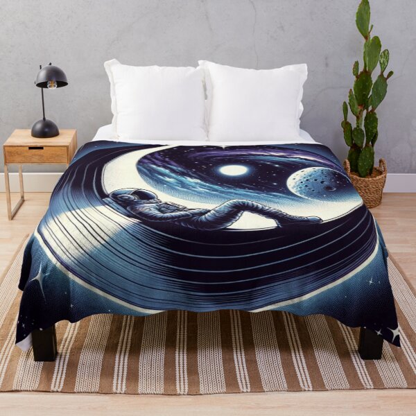 Item preview, Astronaut's Cosmic Rest - Space Exploration Art designed and sold by cybercanvasmuse.