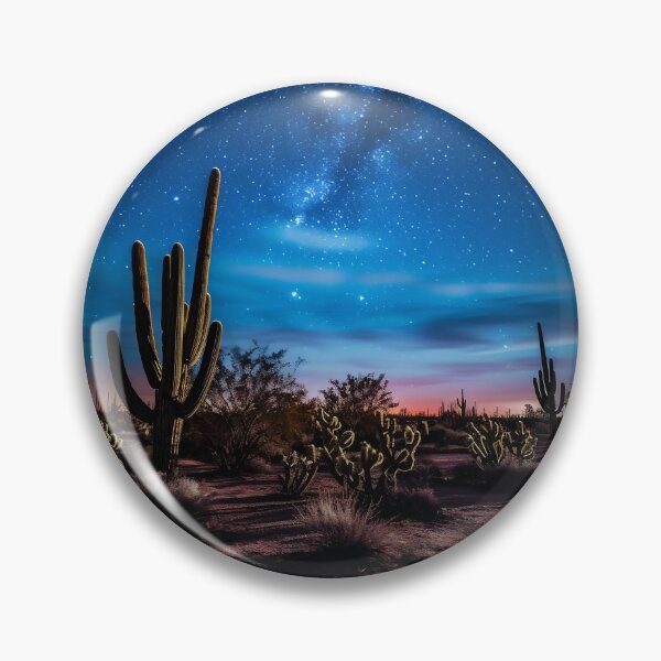 Item preview, Deserted landscape at night with starry sky - Landscape photography designed and sold by TheArtistOf2022.