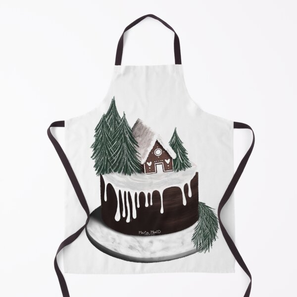 Item preview, Cake with gingerbread house and Christmas trees designed and sold by Maria Monid.