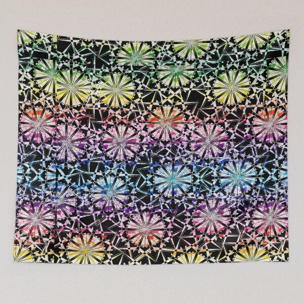 Item preview, Repeating Colorful Diamond Stars designed and sold by 86248Diamond.