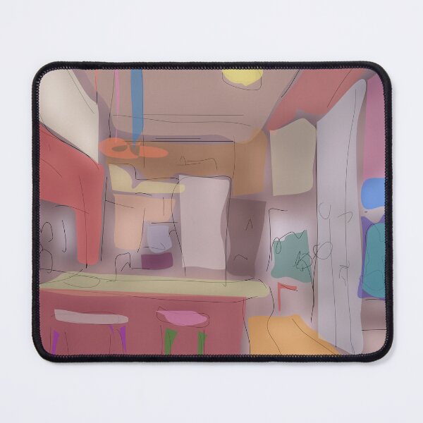 Item preview, Empty Pink Room with Furniture and Table designed and sold by masabo.