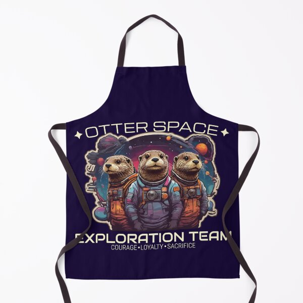 Item preview, Otter Space Exploration Team Funny Otter Pun designed and sold by thecatcouch.