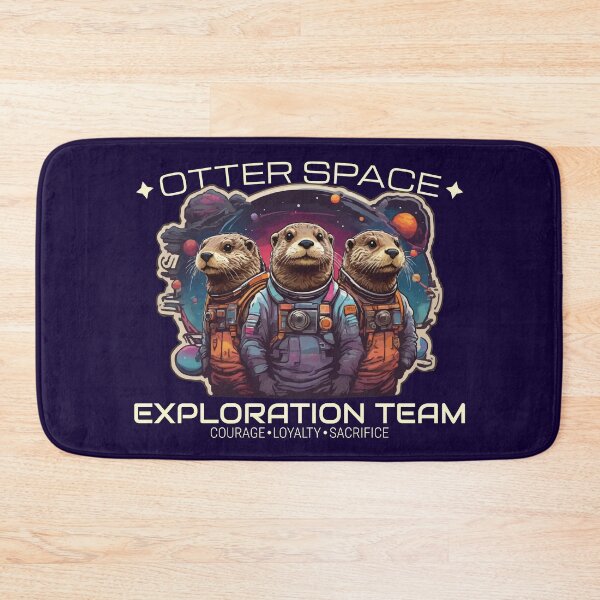 Item preview, Otter Space Exploration Team Funny Otter Pun designed and sold by thecatcouch.
