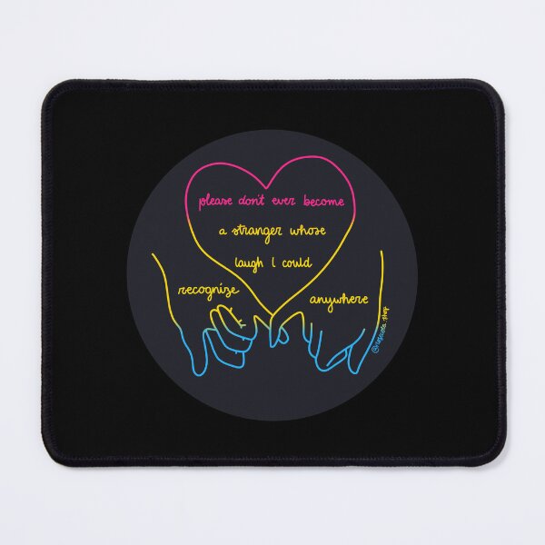 Item preview, new years day, please dont ever become a stranger whose laugh I could recognize anywhere, taylor swift lyric, pan colours designed and sold by rosecolashop.