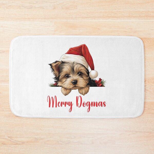 Item preview, Yorkshire Terrier Dog Merry Dogmas designed and sold by Blok45.
