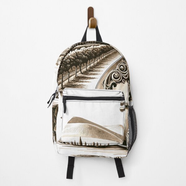 Item preview, Decorated mandolin in front of vineyards designed and sold by LongIslandDesgn.