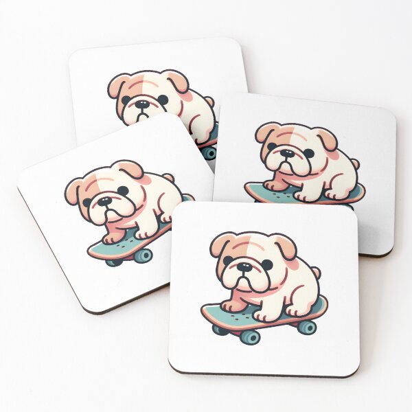 Item preview, Bulldog Mastering Skateboard Tricks designed and sold by UmbrellaStudio1.
