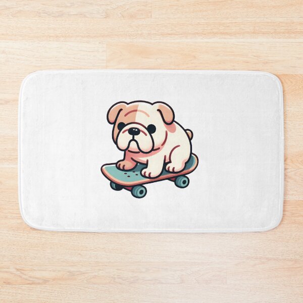 Item preview, Bulldog Mastering Skateboard Tricks designed and sold by UmbrellaStudio1.
