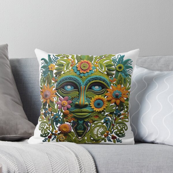 Item preview, Custom Knitted Amazon Rainforest Guardian Of Winter Tranquility | Embroidered Aesthetic designed and sold by PaddyMcKhan.