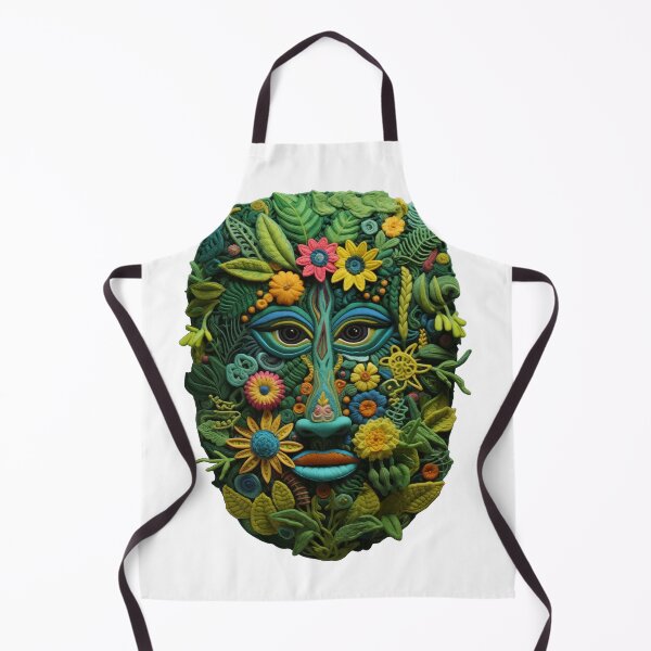 Item preview, Custom Knitted Amazon Rainforest Autumn Wisdom Guardian | Embroidered Aesthetic designed and sold by PaddyMcKhan.
