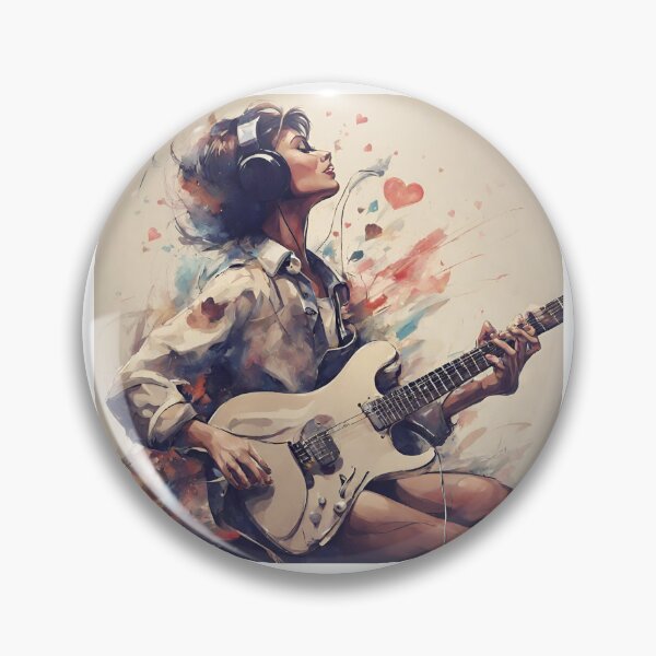 Item preview, Ella y su guitarra designed and sold by Cehe.