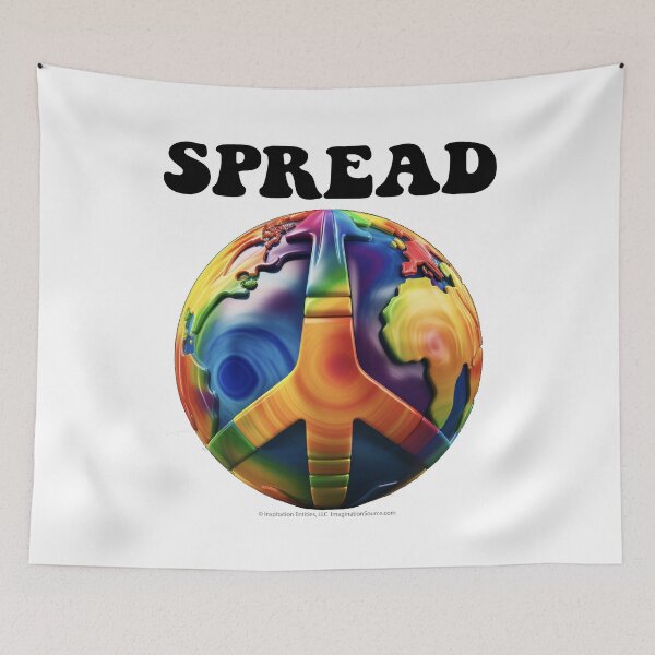 Item preview, Spread World Peace-Colorful designed and sold by The Imagination Source™.