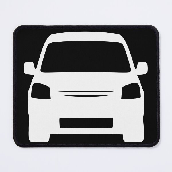 Item preview, Peugeot Partner Citroen Berlingo 2003-2009 white silhouette designed and sold by EdimDesign.