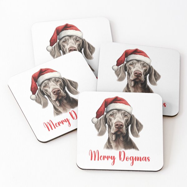 Item preview, Weimaraner Dog Merry Dogmas designed and sold by Blok45.