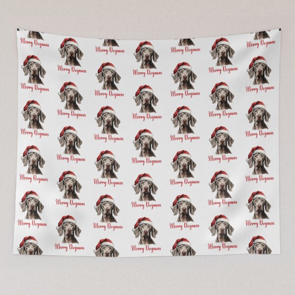 Item preview, Weimaraner Dog Merry Dogmas designed and sold by Blok45.