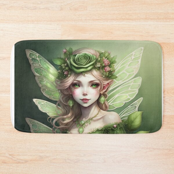 Item preview, Green and Pink Rose Fairy  designed and sold by Lehuas.