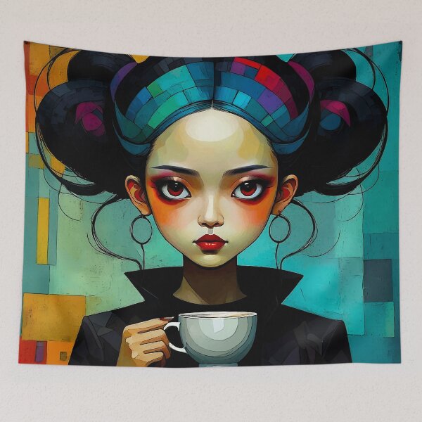Item preview, Morning Coffee - Colorful and artistic design designed and sold by well3eyond.
