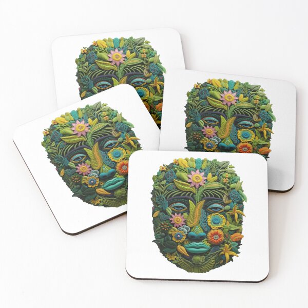 Item preview, Custom Knitted Amazon Rainforest Winter Tranquility Guardian | Embroidered Aesthetic designed and sold by PaddyMcKhan.