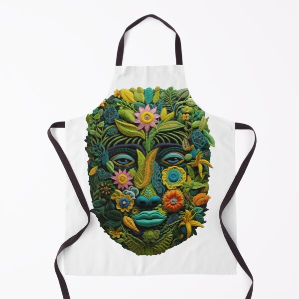 Item preview, Custom Knitted Amazon Rainforest Winter Tranquility Guardian | Embroidered Aesthetic designed and sold by PaddyMcKhan.