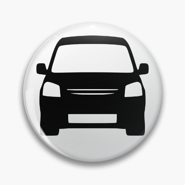 Item preview, Peugeot Partner Citroen Berlingo 2003-2009 black silhouette designed and sold by EdimDesign.