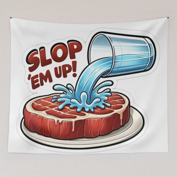 Item preview, SLOP 'EM UP! designed and sold by cybercanvasmuse.