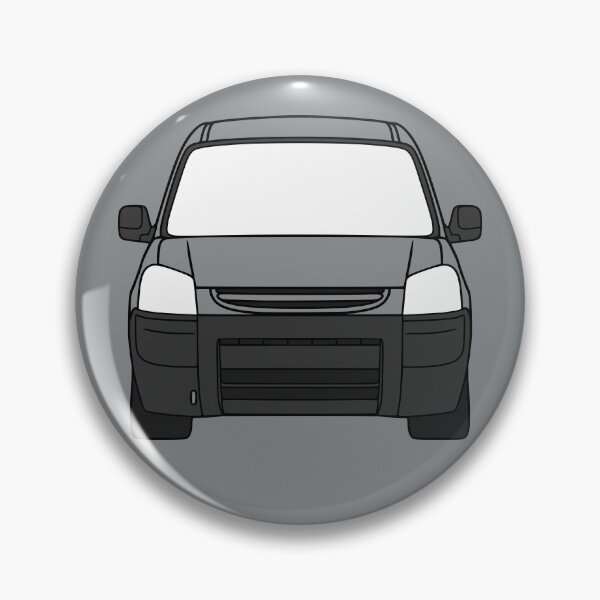 Item preview, Peugeot Partner Citroen Berlingo 2003-2009 black lined art with colored parts designed and sold by EdimDesign.