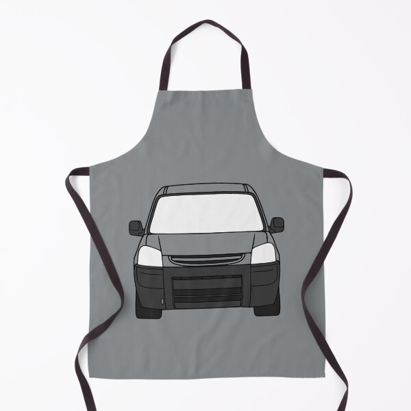Item preview, Peugeot Partner Citroen Berlingo 2003-2009 black lined art with colored parts designed and sold by EdimDesign.