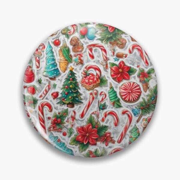 Item preview, Crazy christmas with tress, sweets and melted candy canes designed and sold by LollyPixieHub.