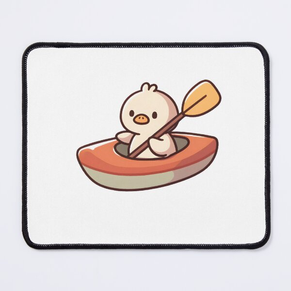 Item preview, Duckling Kayaking on a Sunny Day designed and sold by UmbrellaStudio1.