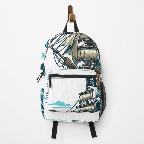 Item preview, Adventurous pirate ship on the high seas designed and sold by LongIslandDesgn.