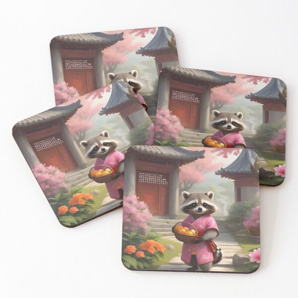 Item preview, Raccoon in China designed and sold by pixelartestudio.