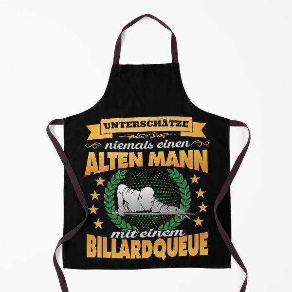 Item preview, Never underestimate an Old Man Billiards designed and sold by Thomas Remmers.