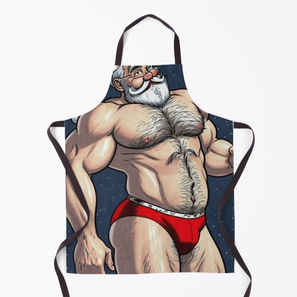 Item preview, In-shape Santa Bear designed and sold by Black Rainbow Studios.