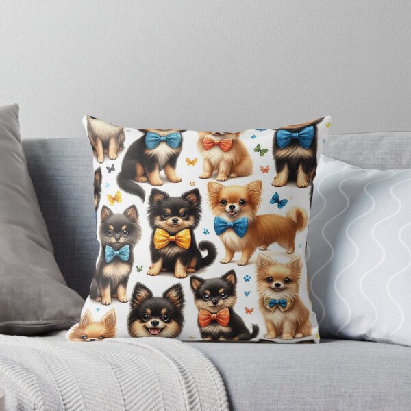 Artikelvorschau, Chihuahuas im Bowties-Muster entworfen und verkauft von DoggoTankDesign.