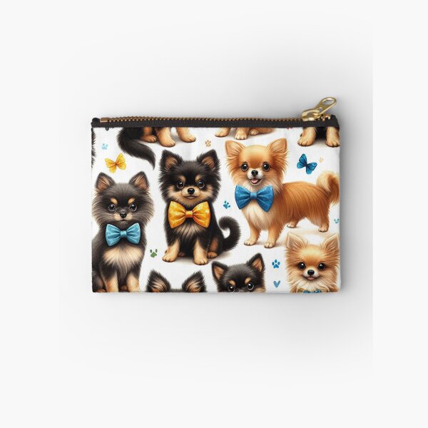 Item preview, Chihuahuas in Bowties Pattern designed and sold by DoggoTankDesign.
