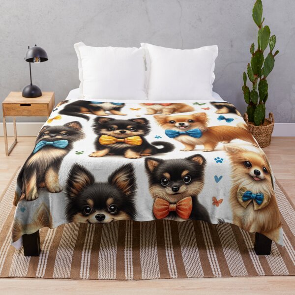 Item preview, Chihuahuas in Bowties Pattern designed and sold by DoggoTankDesign.