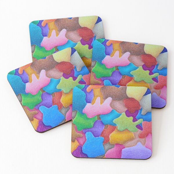 Item preview, Colorful Blob Collage designed and sold by ash-king-art.